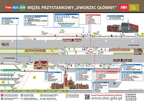 mapa ztm gdansk Ztm Zarzad Transportu Miejskiego mapa ztm gdansk
