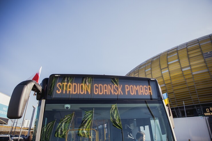 Nowa trasa bezpłatnej linii autobusowej "Stadion Gdańsk Pomaga"...